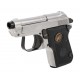 Страйкбольный пистолет WE Beretta 950 Jetfire хром, металл WE-CT002-SV-WE950